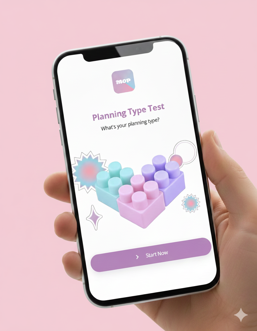 Mopmop type test: Find your planning style